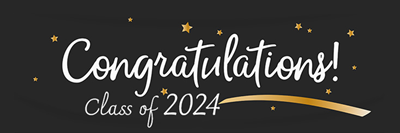 Class of 2024 Vinyl Banner - Static